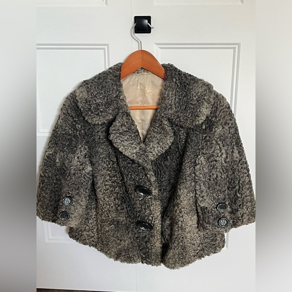 Cropped Persian sheepskin coat - Picture 1 of 7